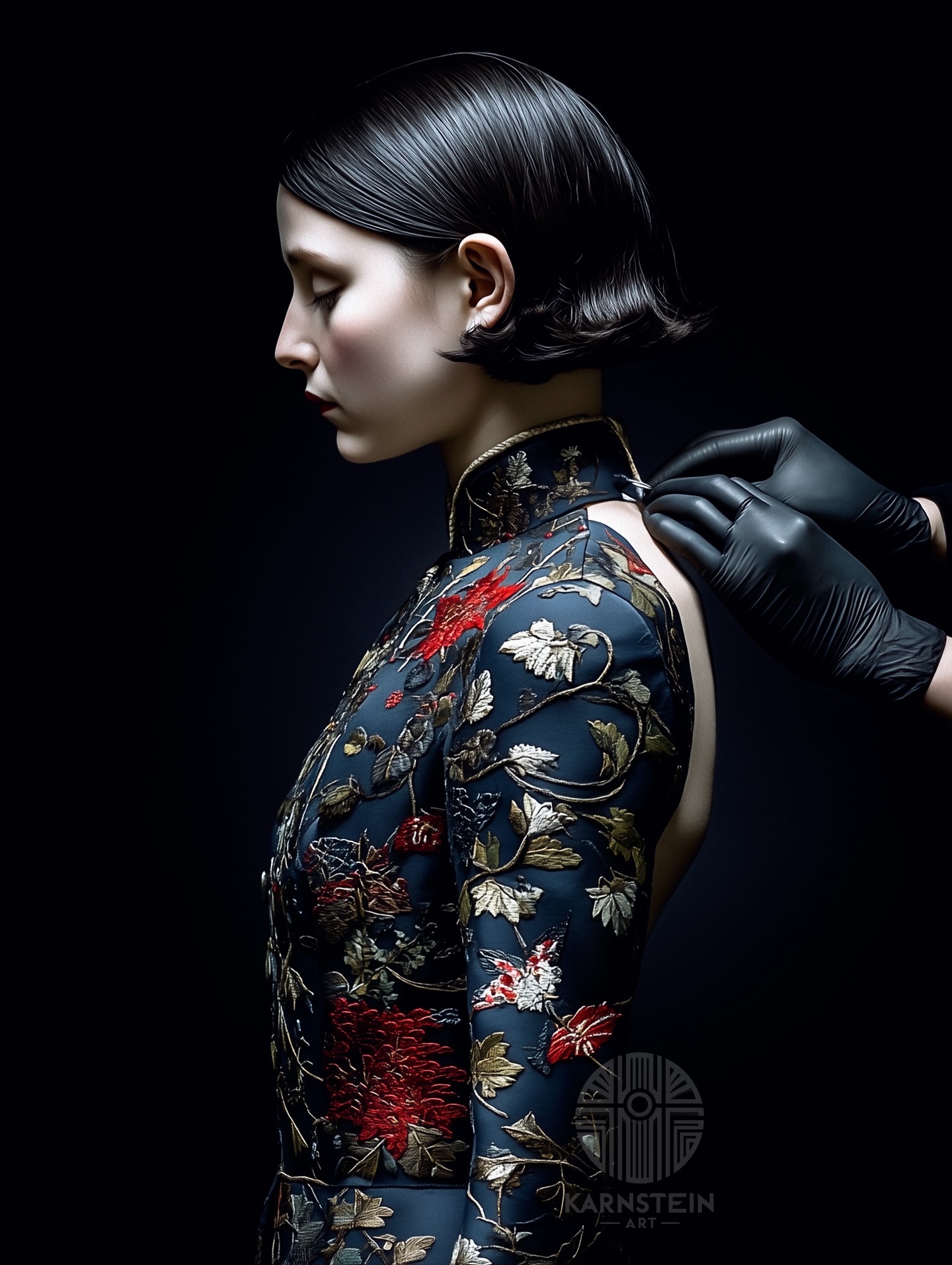 Nitrile Gloves #photoart #artwork #portrait #postphotography #gloves