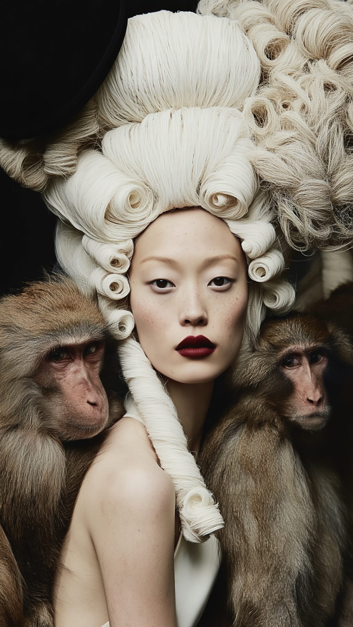 Singerie (monkey trick) - the Party 

#surrealart #photoart #postphotography #monkey #humanoid
